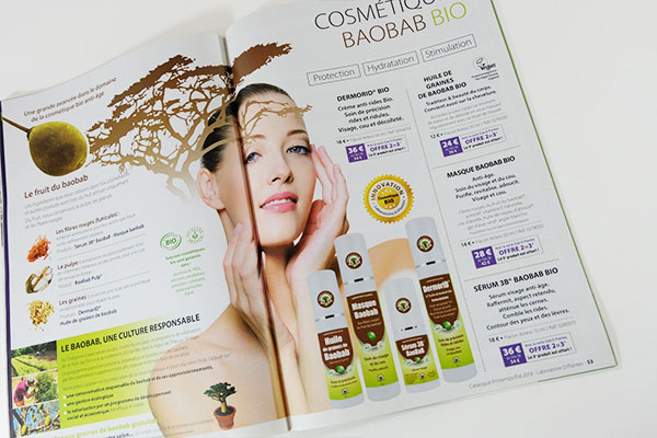 Laboratoire D.Plantes, catalogue B2C, compléments alimentaires et cosmétiques Bio - Yesonyva studio de communication