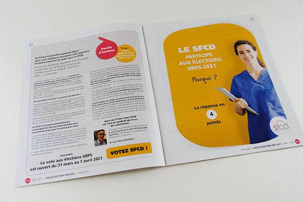 SFCD, numéro spécial élections URPS - Yesonyva studio de communication